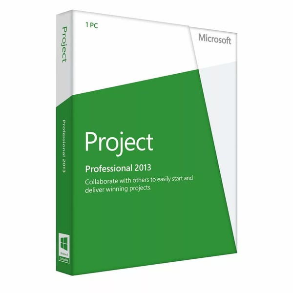 MICROSOFT PROJECT 2013 PROFESSIONAL LICENTIE + DOWNLOAD